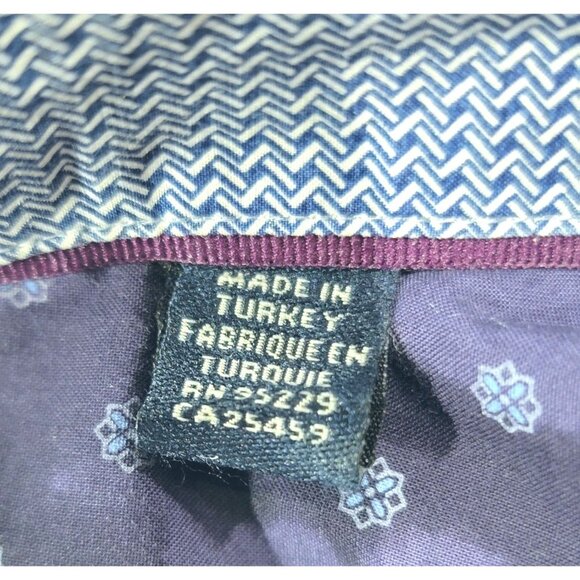 Ted Baker London Mens Long Sleeve Button-Up Shirt Size 4 Blue Pattern - Picture 5 of 6